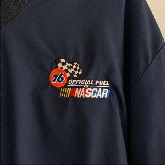 Cintas Men’s Navy 76 Official Nascar Fuel Pullover Long Sleeve Jacket Size XL - Picture 3 of 5